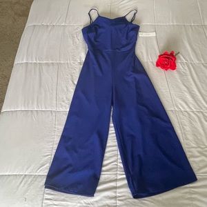 FORE Cabolt blue crop romper